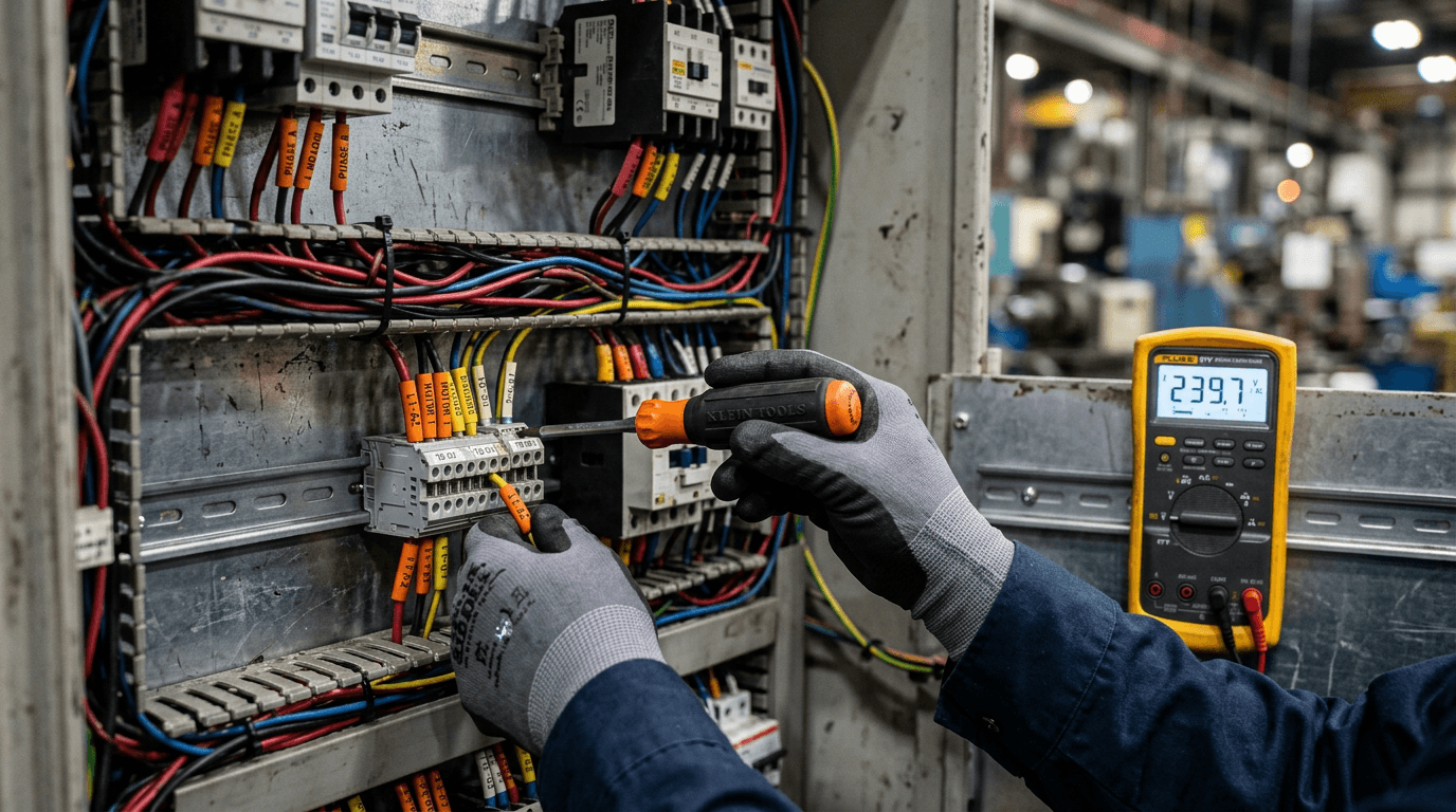 Saha bakım — elektrik panosu ve teknik servis