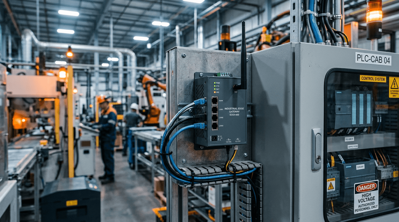 Edge gateway ve saha bağlantısı — MQTT / Sparkplug B