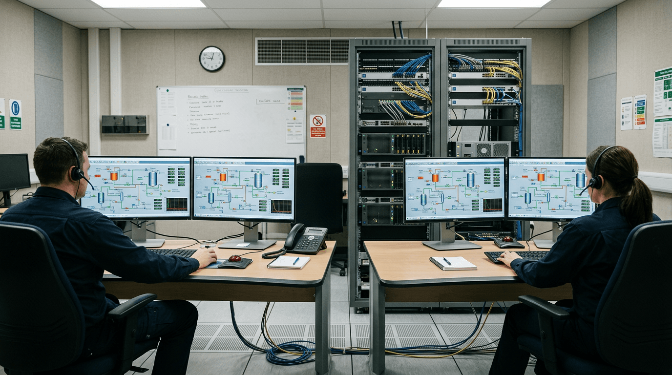 İkiz operatör istasyonları — redundant SCADA mimarisi